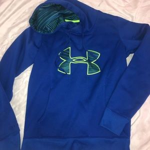 Blue under armour hoodie